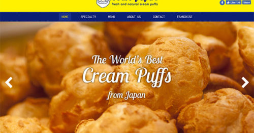 Web制作 Beard Papa NZ